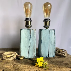 Lot de 2 Lampes PM – bleu clair