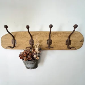 Porte manteaux mural en bois