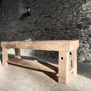 Camille : banc TV ou table basse en bois massif